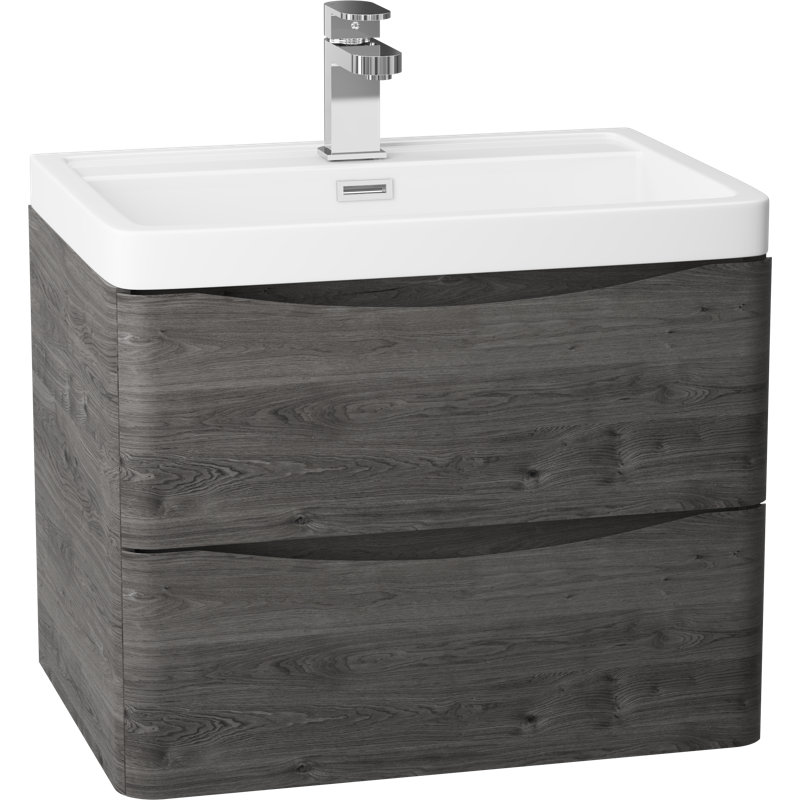 17 Stories 60 cm Wandmontierter Waschtisch Palethorp | Wayfair.de